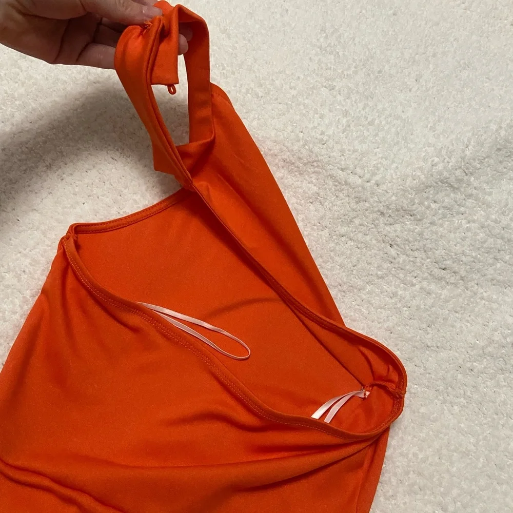 ORANGE DRESS - Picture 4 of 7